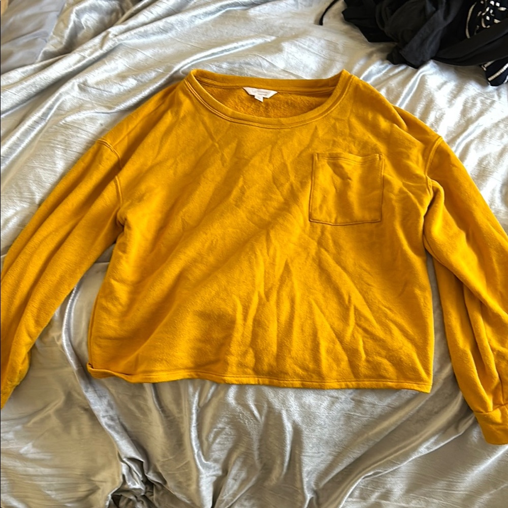 Mustard Yellow Long Sleeve Top